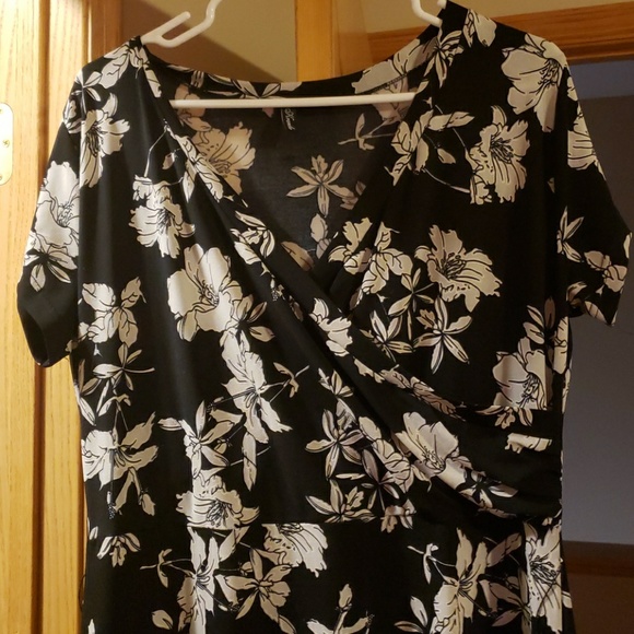 Floral Wrap Dress - Picture 2 of 2